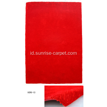 Microfiber dengan Polyester Carpet with Short Pile